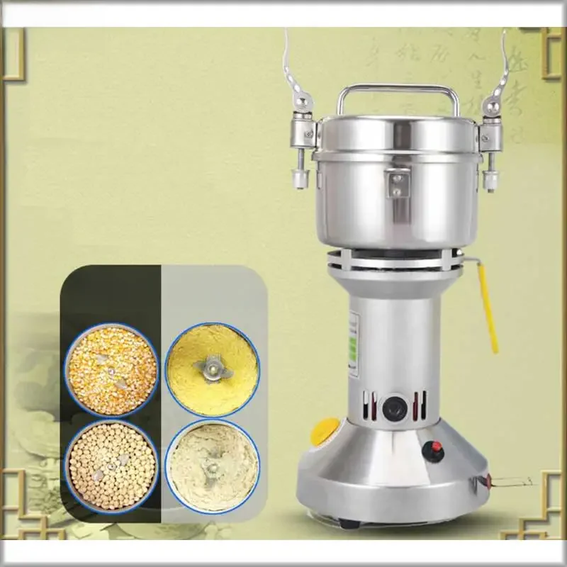 Xeoleo 100g moedor elétrico moinho de grãos máquina moedor feijão moagem máquina aço inoxidável
