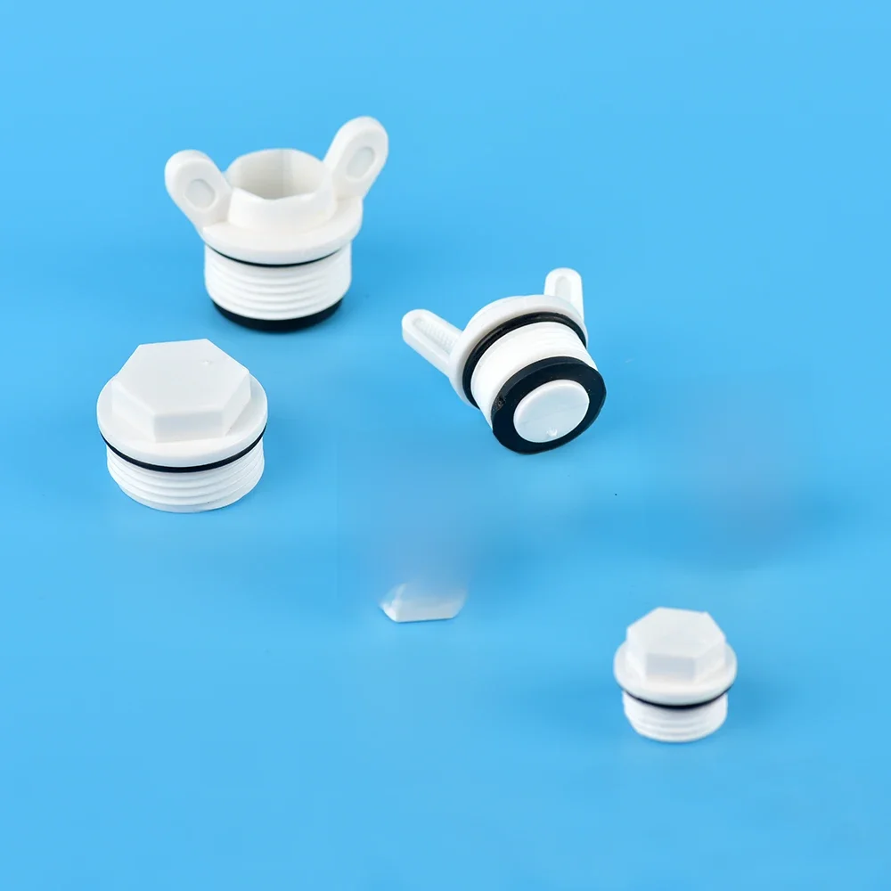 Bouchon à filetage mâle 1/2 3/4 1 "BSP, bouchon à vis en PVC, raccords de tuyaux, embouts de Tube, accessoires de plomberie, connecteur d'irrigation de jardin