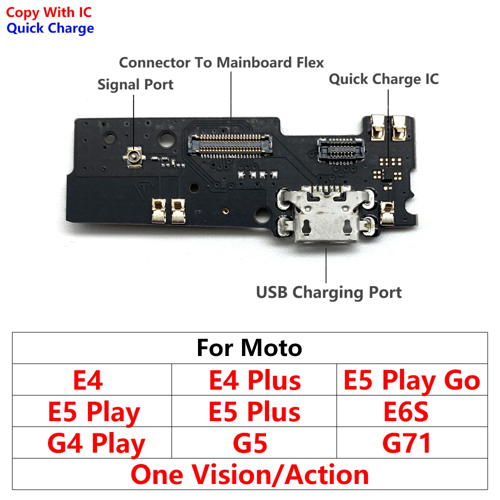 Ładowarka USB złącze stacji dokującej mikrofon ładowarka kabel do Moto G5 G71 E6S E4 Plus G4 E5 Play Go One Action Vision