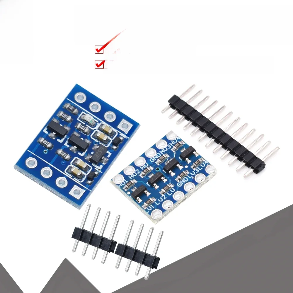 2/4-kanałowy konwerter poziomu logicznego IIC I2C Dwukierunkowy moduł 5 V do 3,3 V dla Arduino — zdjęcie 2