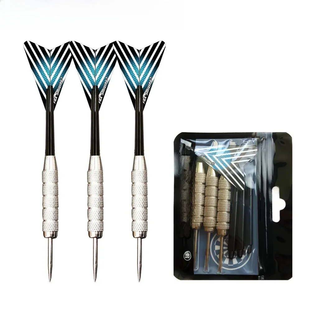 Renard souriant, fléchettes à aiguille avec manche en Nylon, pointe en acier, 3 pièces, 22g