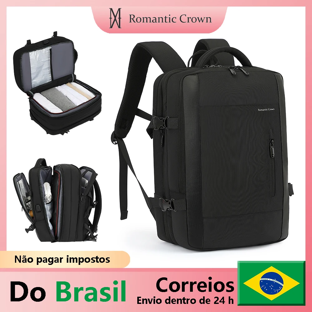 Mochila Masculina Saco Para Laptop Mochila de negócios Saco de viagem de Viagem Expansível Saco De Escola