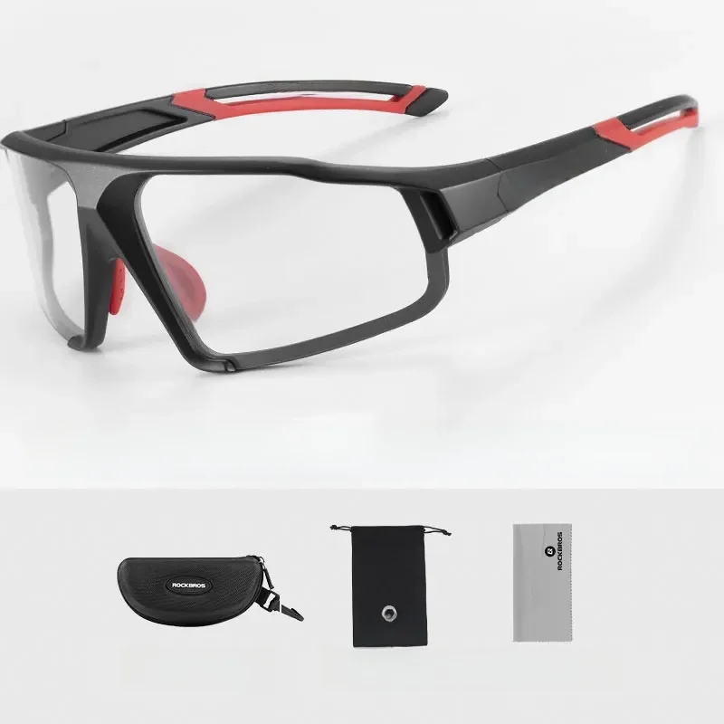 AliExpress ROCKBROS Bike Glasses Photochromic Sunglasses Ultralight Large Frame UV400 Protection Goggles Outdoor Sports Running Glasses