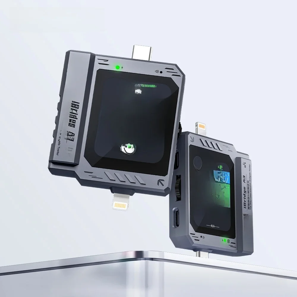 QIANLI iBridge A3 detektor wtyczki telefonu komórkowego obsługuje urządzenia interfejsu Lightning i Type-C dla IPhone HUAWEI Samsung XM — zdjęcie 2