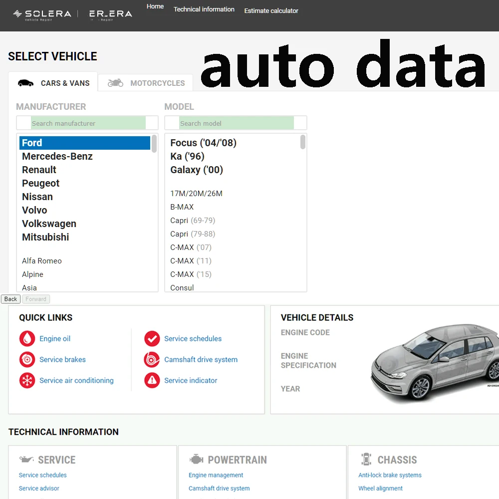 Partslink24 Alldata 10.53 Auto Data Auto-data Wiring Mit-chell Online Workshop Truck Car Diag Tools ECU Repair Software All Data