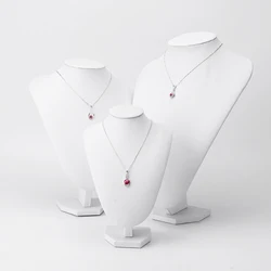 Necklace Chain Jewelry Bust Neck Display Props Storage Rack Home Bedroom Neck Rack Freestanding Necklace Display Holder Stand
