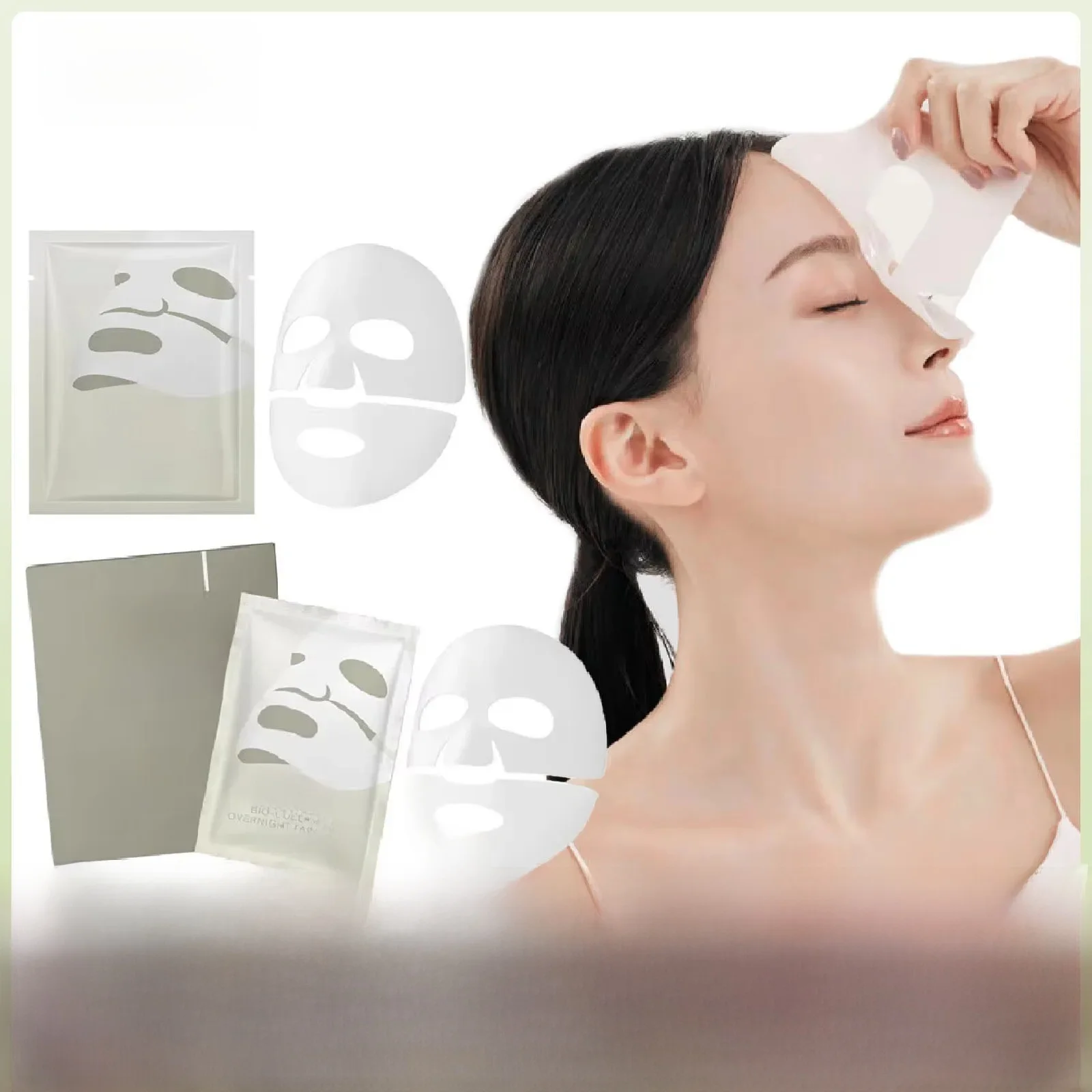 Bio kolagenowa maska na twarz Lifting ujędrniająca Anti-aging zmniejszająca pory rozjaśniająca koreańska pielęgnacja skóry nawilżająca odświeżająca maska w płachcie — zdjęcie 2