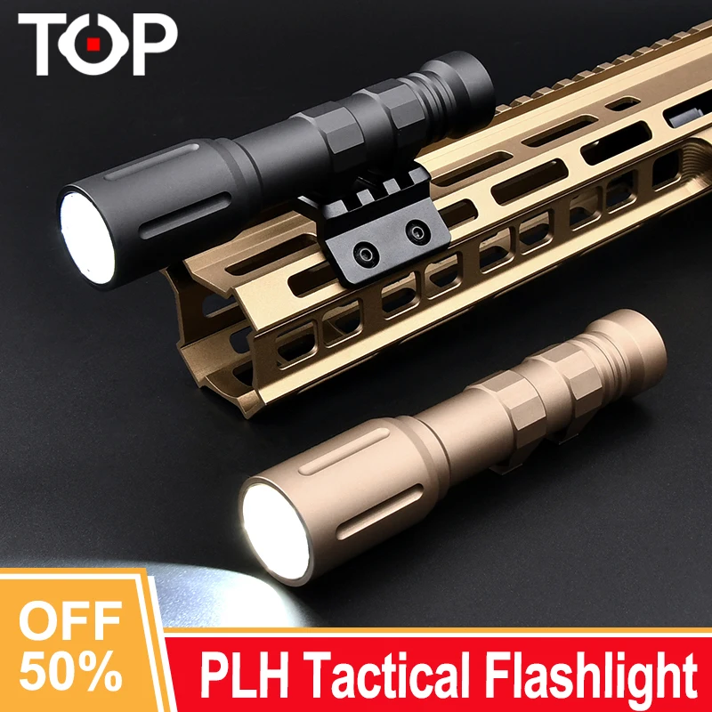 WADSN Airsoft PLHV2 High Power Tactical Flashlight 1300lumens 1000lumens Airsoft Weapons Accessories Light With Pressure Switch