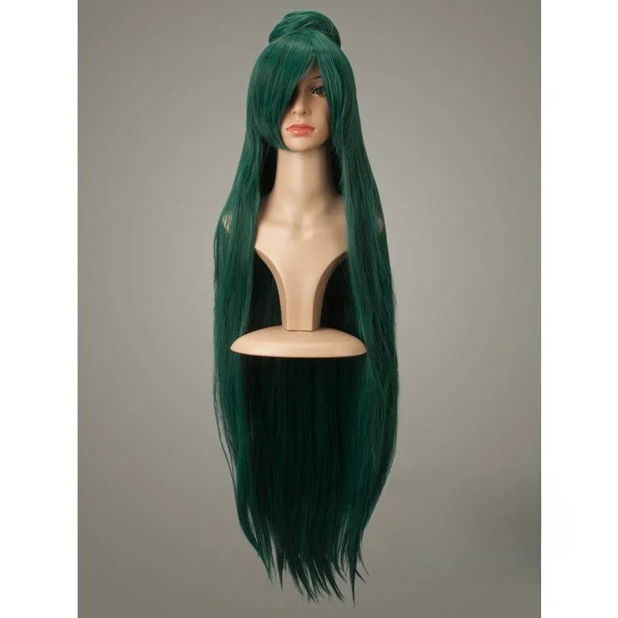 Peruka do cosplayu Anime Sailor Pluto Meiou Setsuna, długa peruka, rekwizyt — zdjęcie 2
