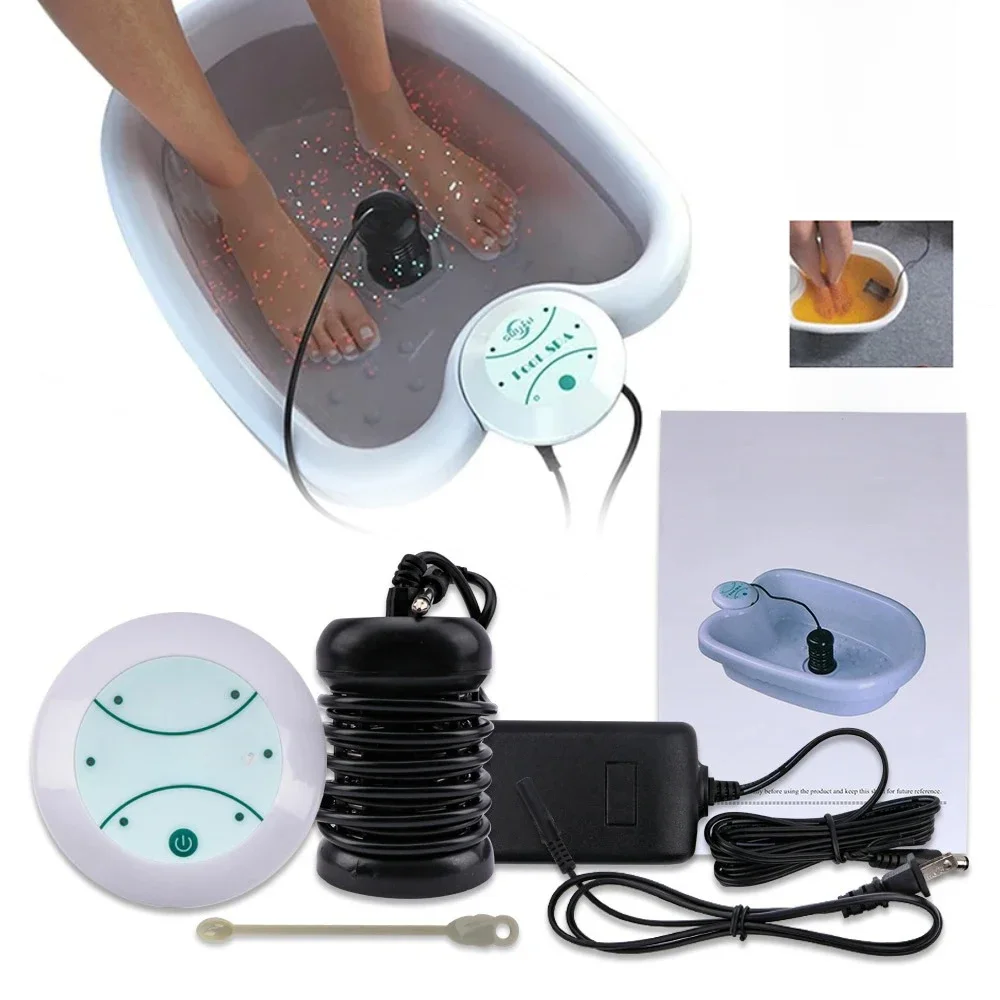 Détox ionique pied Spa bain Machine détoxidificateur nettoyer Footspa Vibrantion meilleurs soins matrices Aqua bain de pieds thérapie masseur de pieds