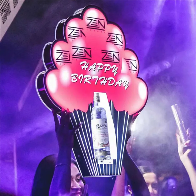 

LED BALLOON CHAMPAGNE BOTTLE PRESENTER FOR LOUNGE BOTTLE GLORIFIER BOTTLE GLORIFIER
