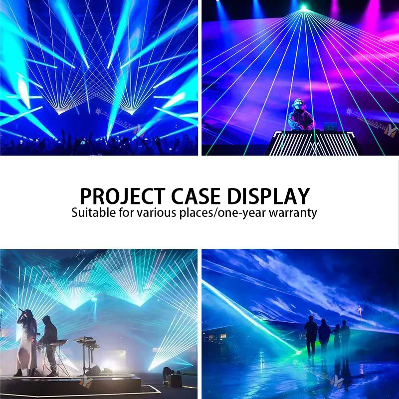 Party Lights for Wedding Disco Ball Laser Home Small Stage Lights with DMX512 Controller and Smoke Machine