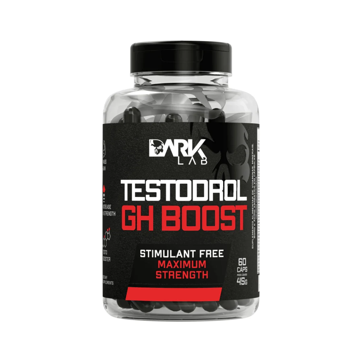 Suplemento Testodrol-GH, pote 60 cápsulas - Dark Lab