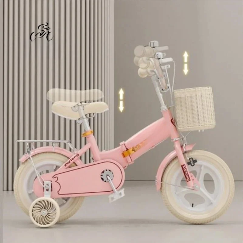 AliExpress OLOIU Cycling City Children's Bicycle Male and Female 12 inch Bicycle Folding Bicycle Silent Wheel Black Tire Integrated Wheel Hub New