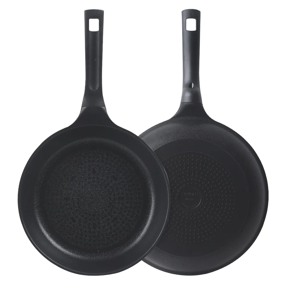 cast frying pan 24cm 28cm 30cm nonstick coating induction double use wok pan frying pan