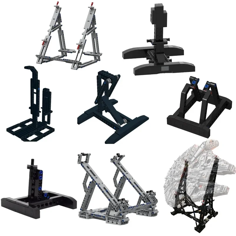 MOC Display Stand geschikt voor 75105 75155 75156 75192 75212 75243 75244 75249 75256 75257 75273 75292 75300 75301 Model Speelgoed Tonen - afbeelding 2