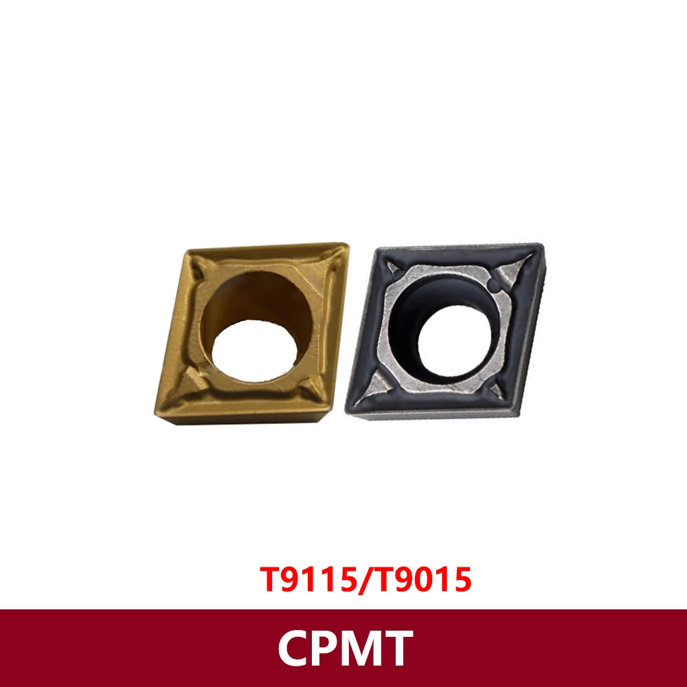 Original CPMT090304-PS T9015 T9115 Carbide Inserts CNC Lathe Cutter CPMT 090304 PS Machine Turning Tools Holder CPMT0903 CPMT09