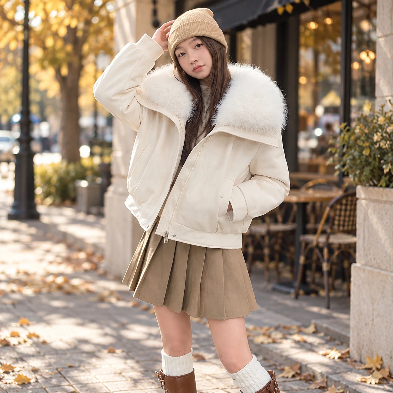 Long Sleeve Thick Coat Regular Length Elegant Commuter with Commuter Style Spring Short Length Regular Sleeve Women Jacket