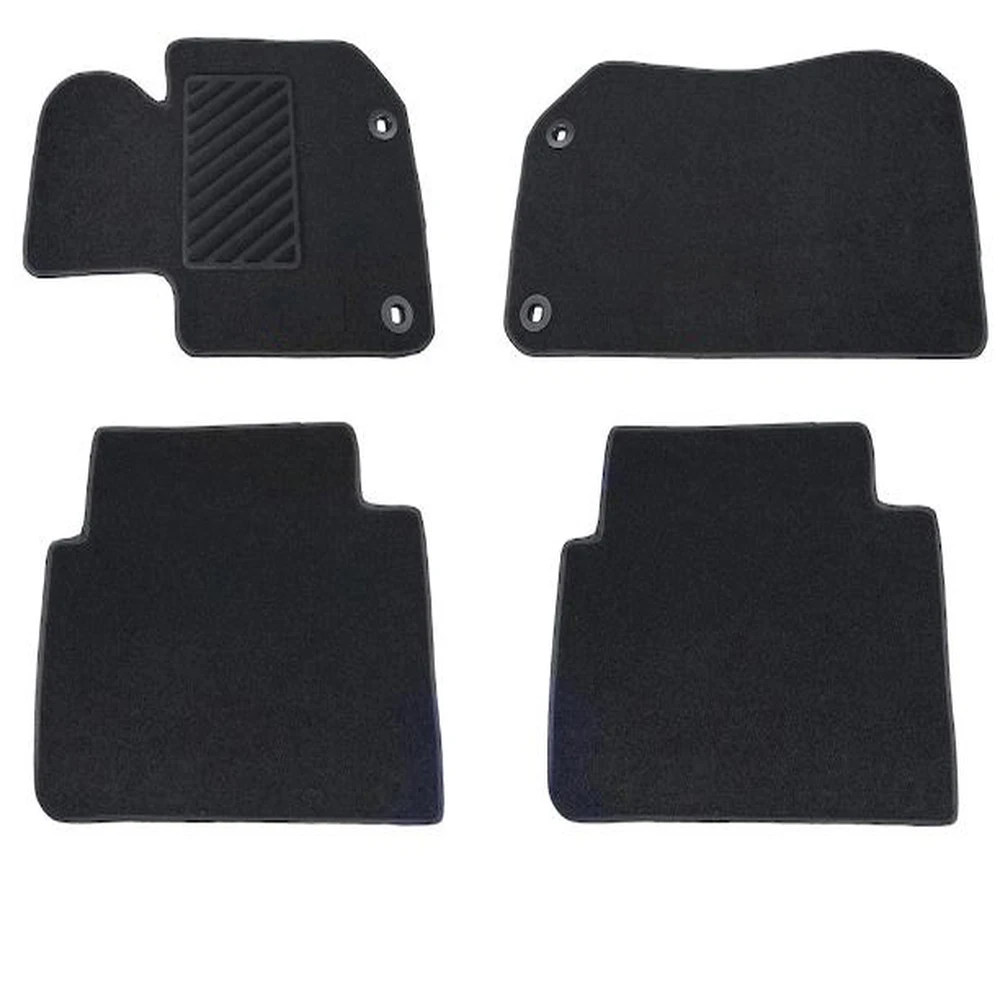 For Bmw E36 M3 Sedan / Coupe. With Locking Clips Carpet Car Accessories Auto Rugs Black New 4 Piece Front And Rear