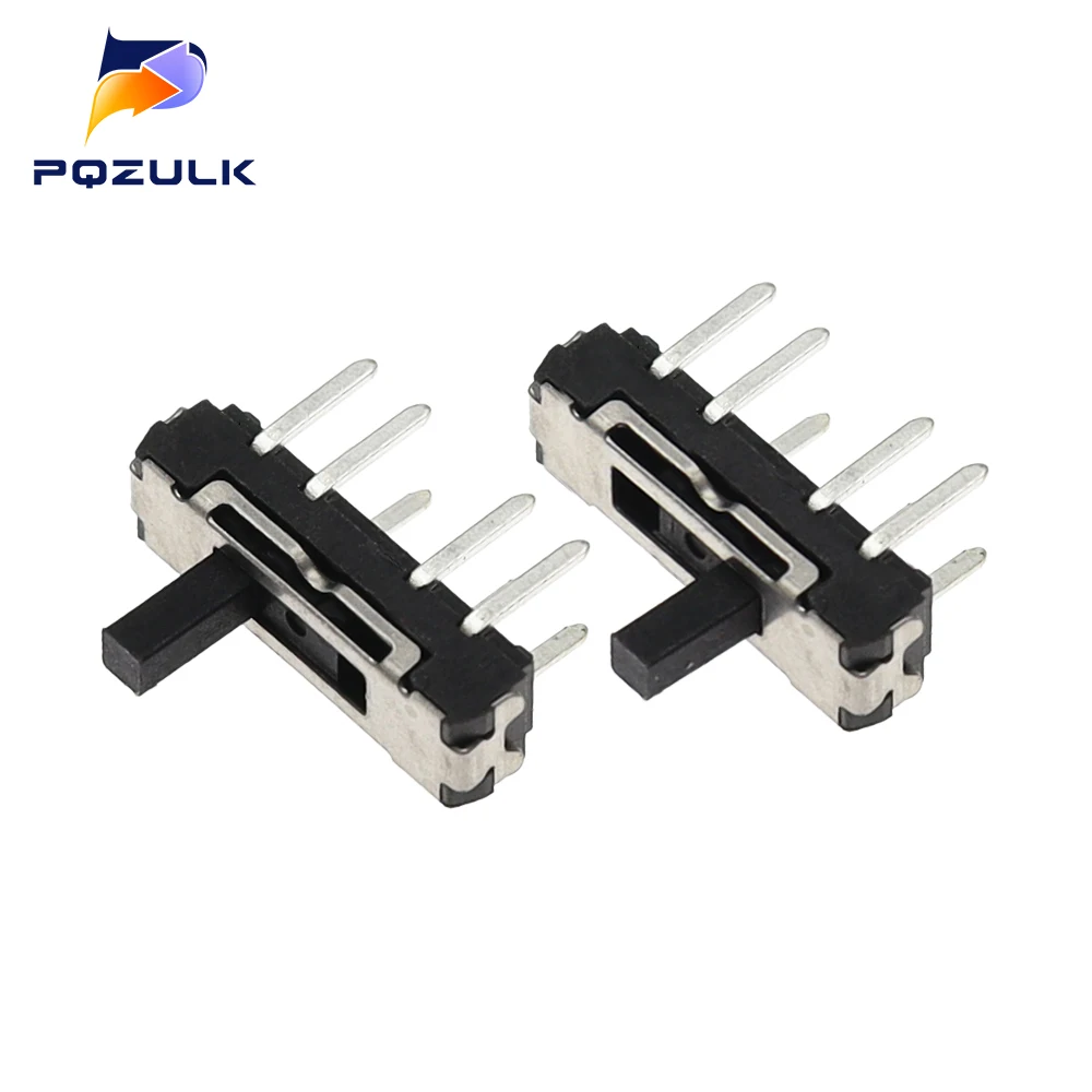 10PCS MSS23D18 MSS-23D18 8PIN 2P3T DPTT Toggle Switch Side Slide Switches Handle 2MM ROHS