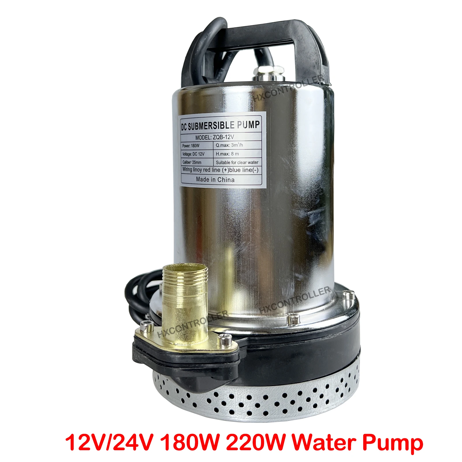 

180W 220W DC water pump submersible pump battery electric car household agricultural water pump 12V 48V well pumpwater pump