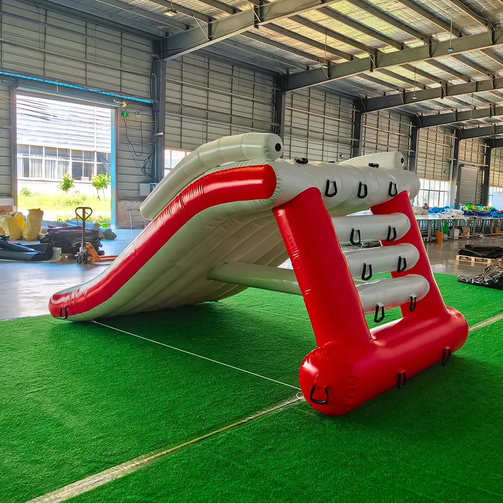 4 m PVC Langlebige Erwachsene Kinder Yacht Mini Aufblasbare Wasserfall Rutsche Mini Aufblasbare Pool Rutsche Für Sup Boards & see Pool Meer