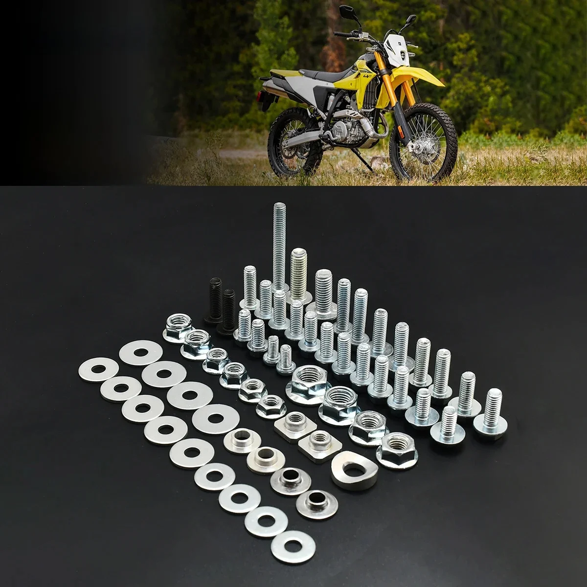 AliExpress XCMT For SUZUKI RM RMZ RMX DRZ 80 85 125 150 250 300 450 Dirt Bike Hardware Screw Bolt Repair Rescue Mending Full Tool Kit Fastener