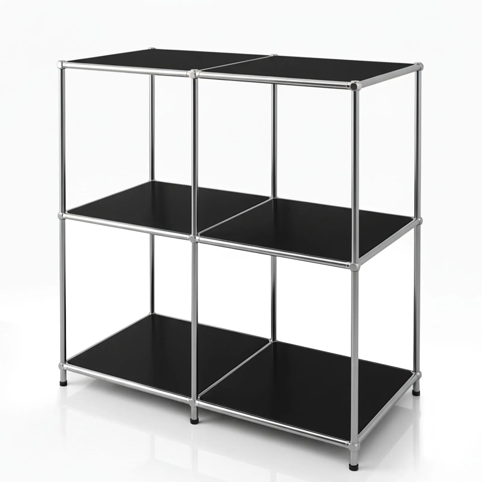 Floordirekt Metallregal Concept Epure MK 027 - Standregal mit 3 Ablagen für Küche Bad und Büro - verschiedene Farben