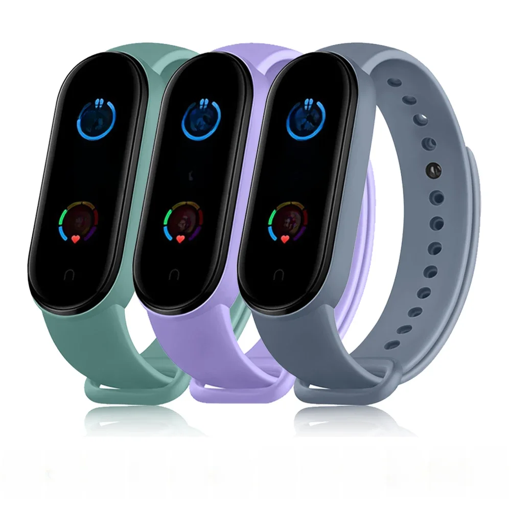 Bracelet de montre en silicone Xiaomi, bracelet de sport, bracelet Xiaomi, bracelet Amazfit Band5, bracelet Mi Band 7, 6, 5, accessoires Smartwatch