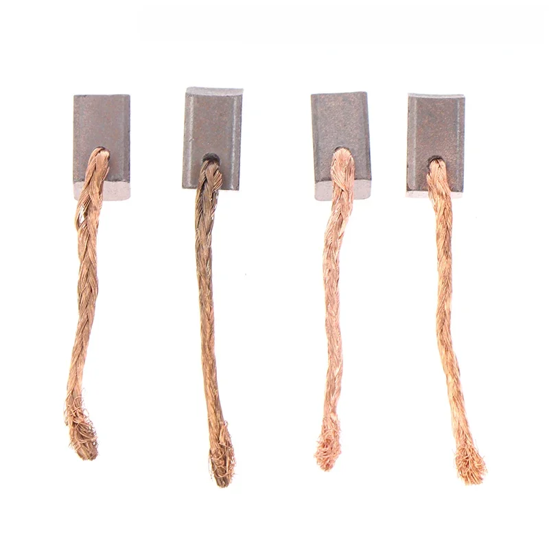 Brosse en 2,4 pour moteur électrique, outil électrique, ventilateur soufflant, brosse en carbone, 6x6x10mm, 4 pièces