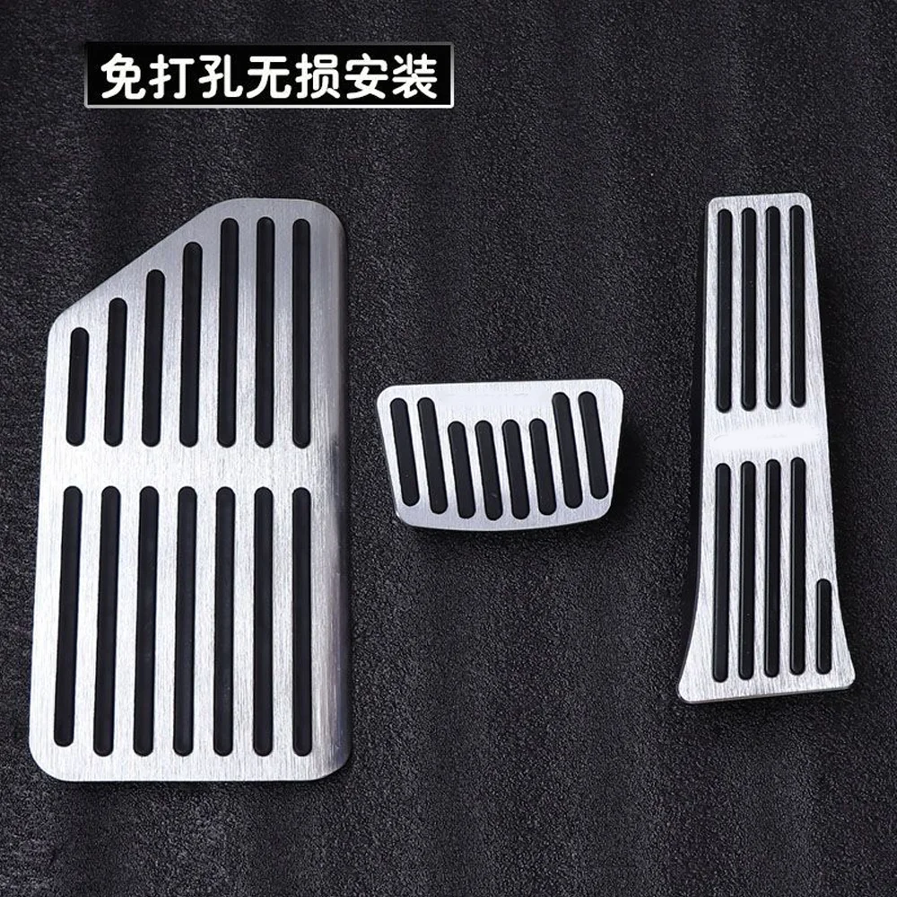 Car Gas Brake Pedal for Hyundai Sonata DN8 N Line 2020~2024 2021 Aluminum Alloy Anti-Slip Foot Pedals Clutch Cover Accessories