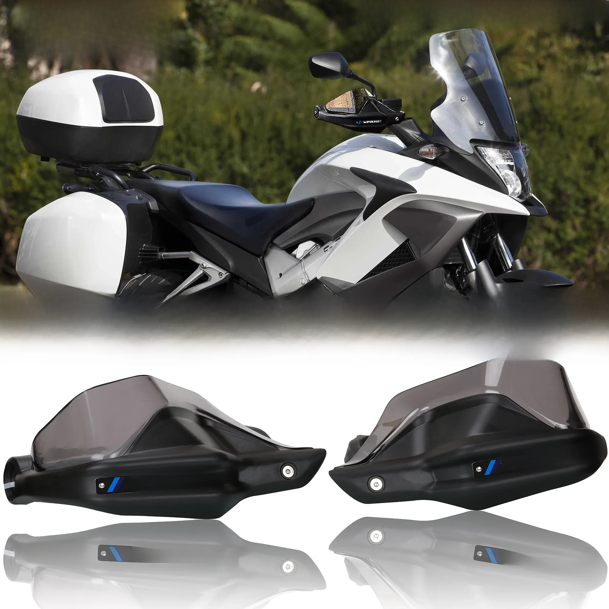 Dla Honda VFR800X VFR 800 X Crossrunner 2015-2023 dedykowana osłona dłoni osłony dłoni motocykla osłony kierownicy osłony przedniej szyby — 2