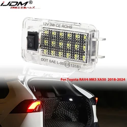 1Pcs For Toyota Rav4 MK5 XA50 LED Trunk Lights Luggage Compartment Interior Lamps Scion Highlander Prius Venza Canbus White