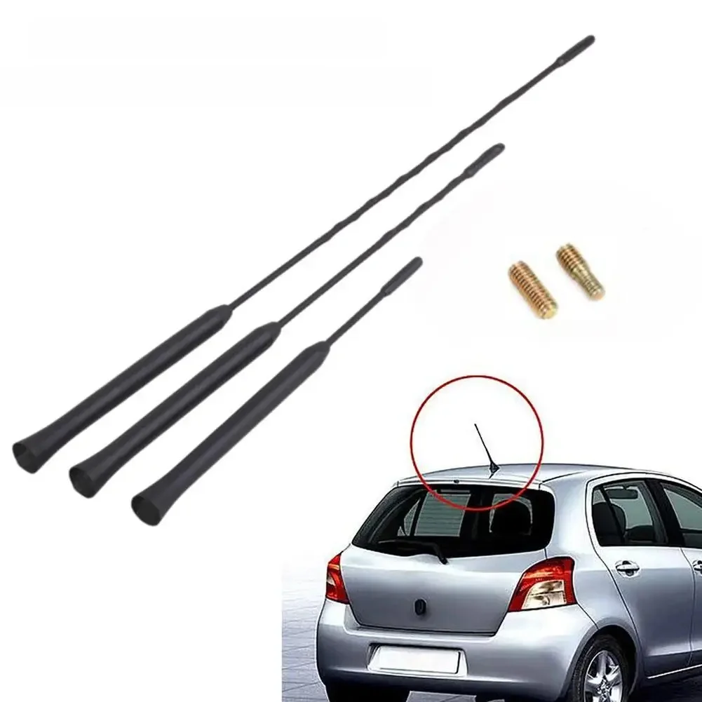 Antenne universelle de mât de montage sur le toit de la voiture, radio stéréo, FM, signal AM, antenne amplifiée aérienne, fouet de mât pour VW, 9 ", 11/16