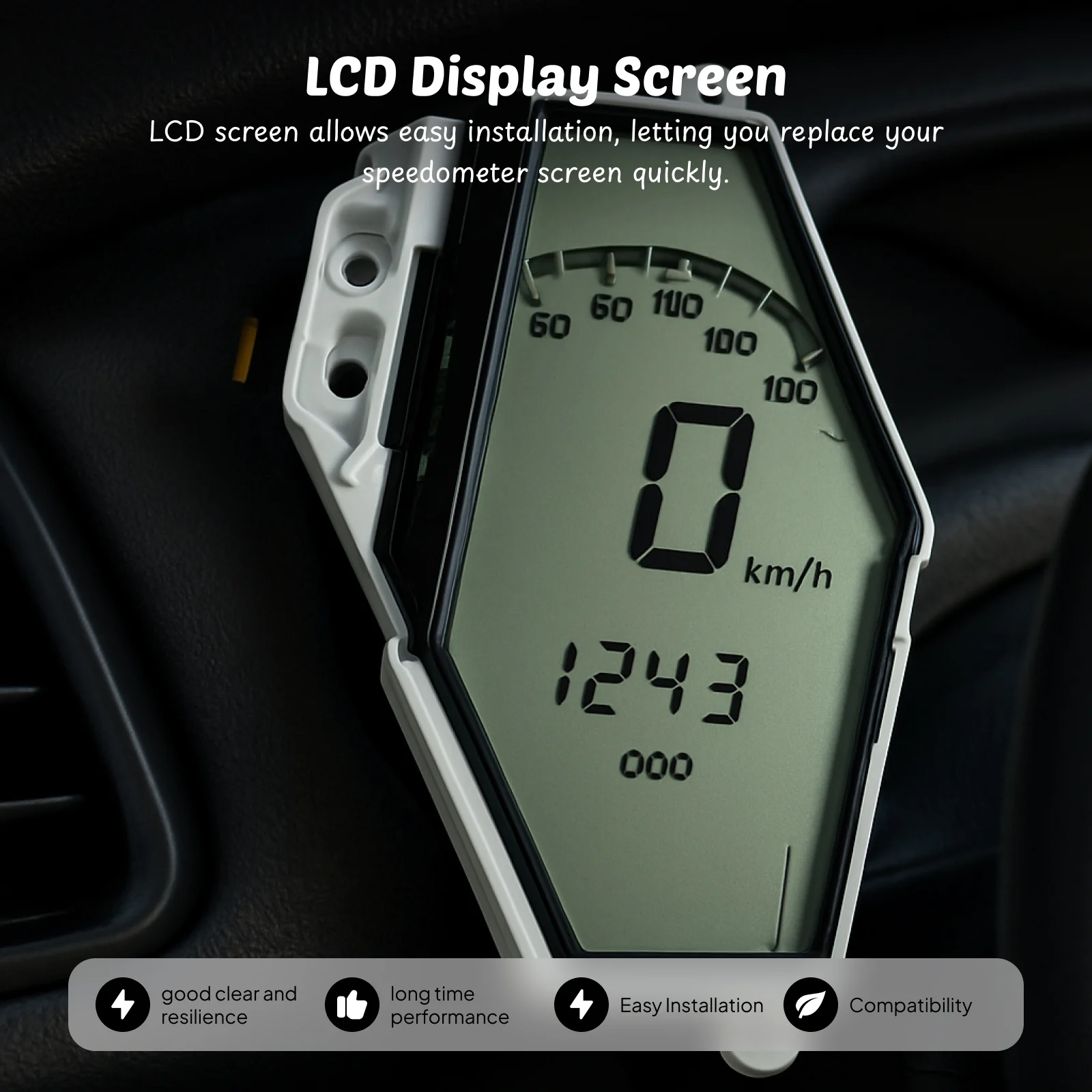 

ЖК-экран, аксессуар для мотоцикла, прозрачный экран спидометра, запасные части для Yamaha MT-09 2013-2017 FZ-09 2017, датчик