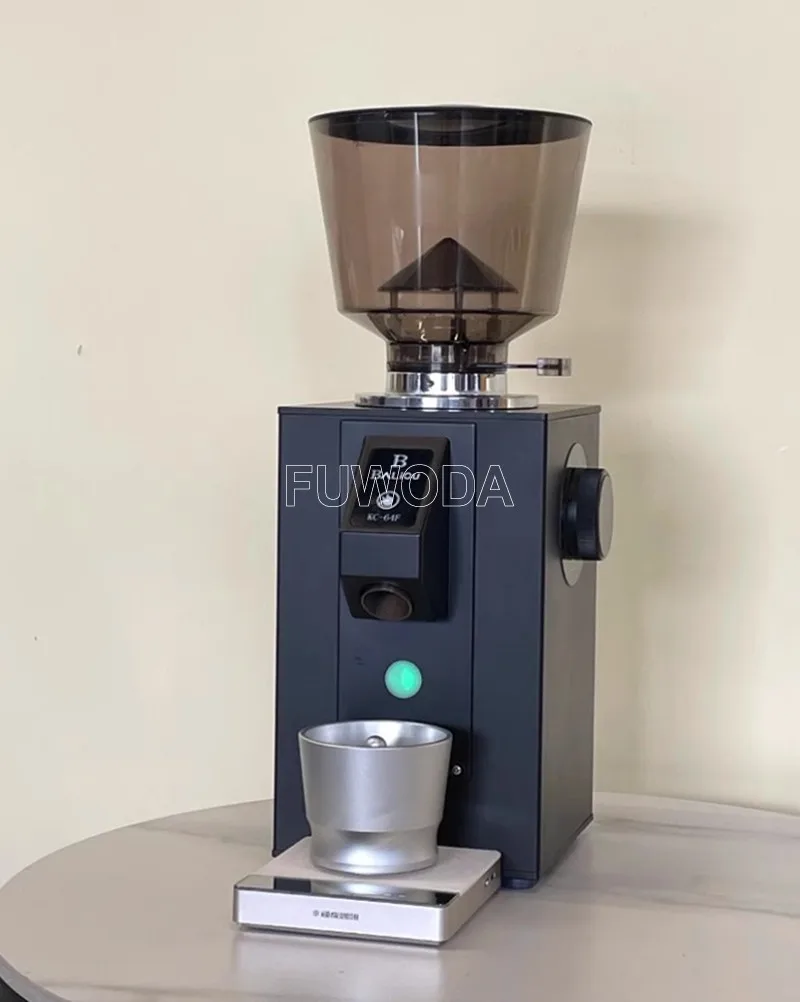 Bluetooth With Scale Italian Dosing Grinder For Both Home And Business Coffee Grinder 1-18 Gears Single And Double Cup Grinding