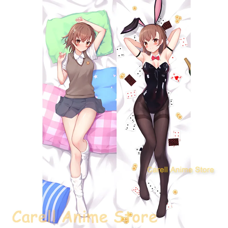 Dakimakura Misaka Mikoto Anime Double-Sided Print Life-size Body Pillow Cover