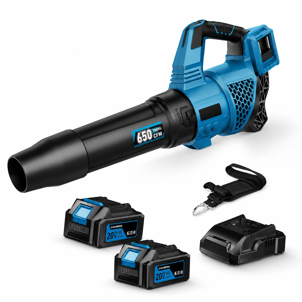 Cordless Leaf Blower Brushless 20V - منفاخ أوراق الشجر اللاسلكي بدون فرشاة