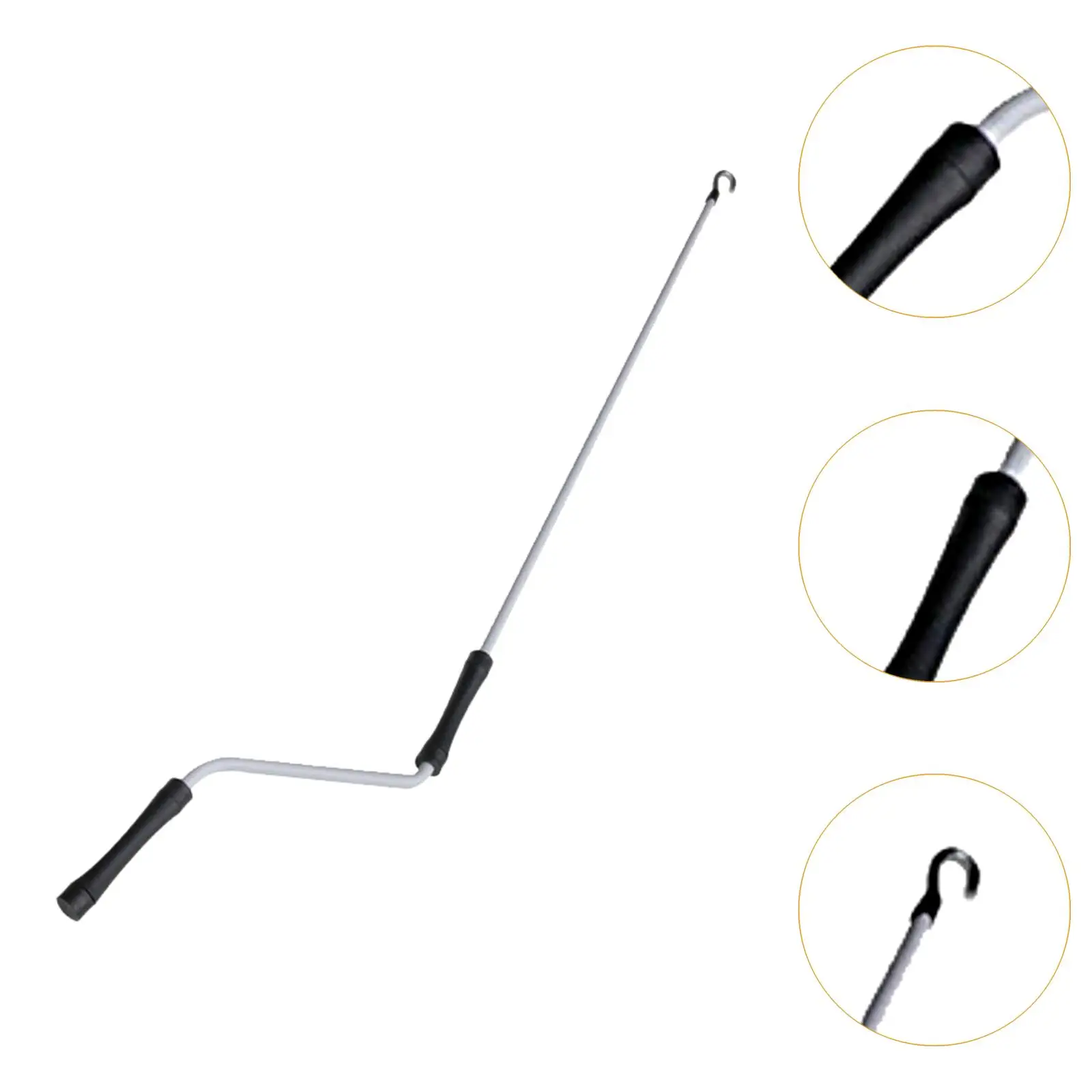 RV المظلة كرنك مقبض مع هوك 120 سنتيمتر قوي المظلة اكسسوارات المظلة المعدنية جزء ل سقف خارجي ساحة تخييم المظلة الظل