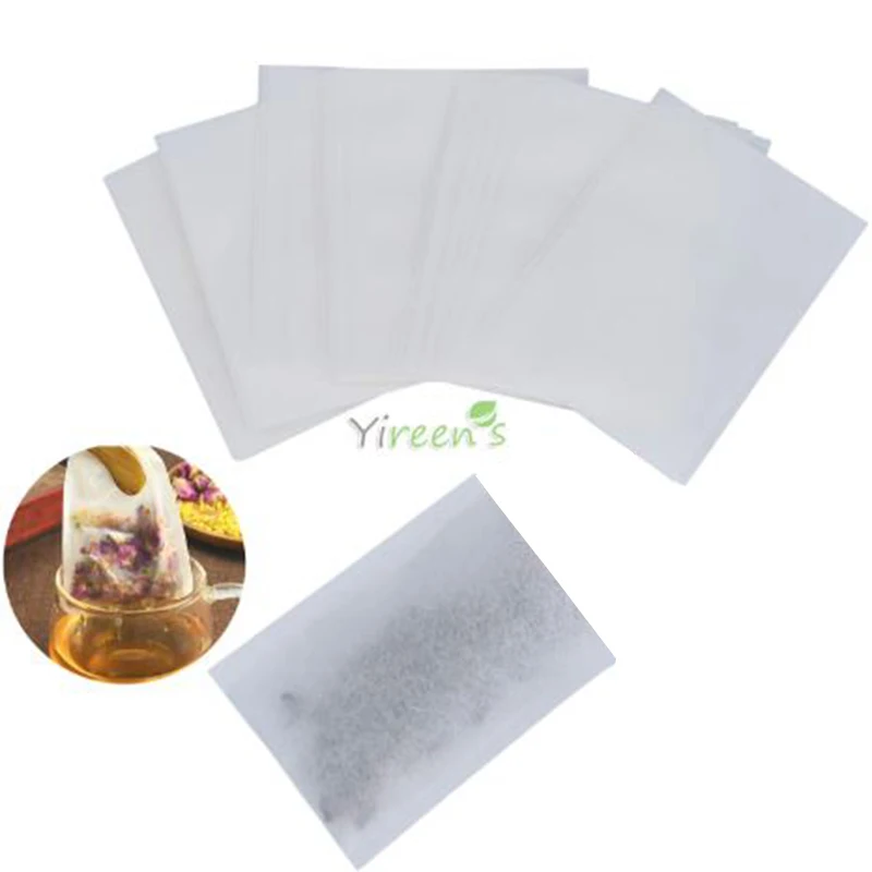 5000pcs Disposable Tea Packing Bags 100 X 120mm Heat Seal Paper Coffee Filters Infusers Strainers