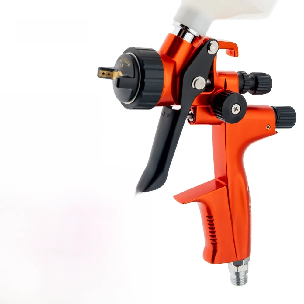 Hoge Kwaliteit 4000B HVLP Spuitpistool 1.3mm Rvs Mondstuk Verneveling Professionele Spuit Verf Airbrush Voor Auto Schilderen - afbeelding 2