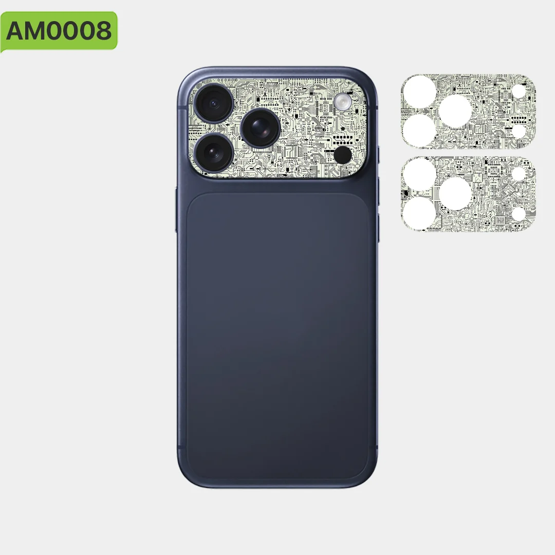 

Ultra-Thin Camera Skins for iPhone 17 Pro / Pro Max – Nexa Skins – Precision Protection Wrap CAM001
