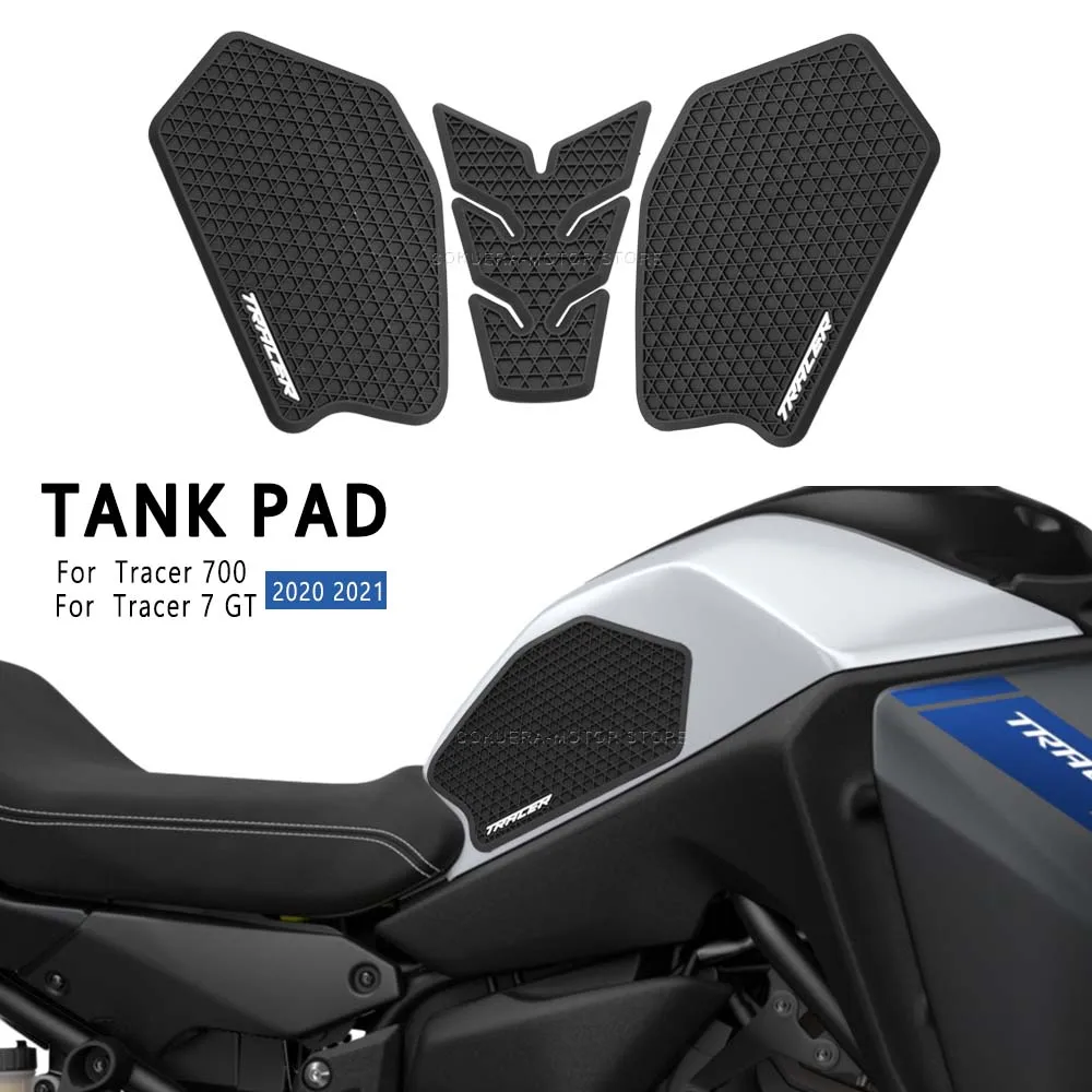 Наклейка на бак для Yamaha Tracer 7 GT Tracer 700 2021 2022 2023, аксессуары для мотоциклов, боковые защитные наклейки на топливный бак