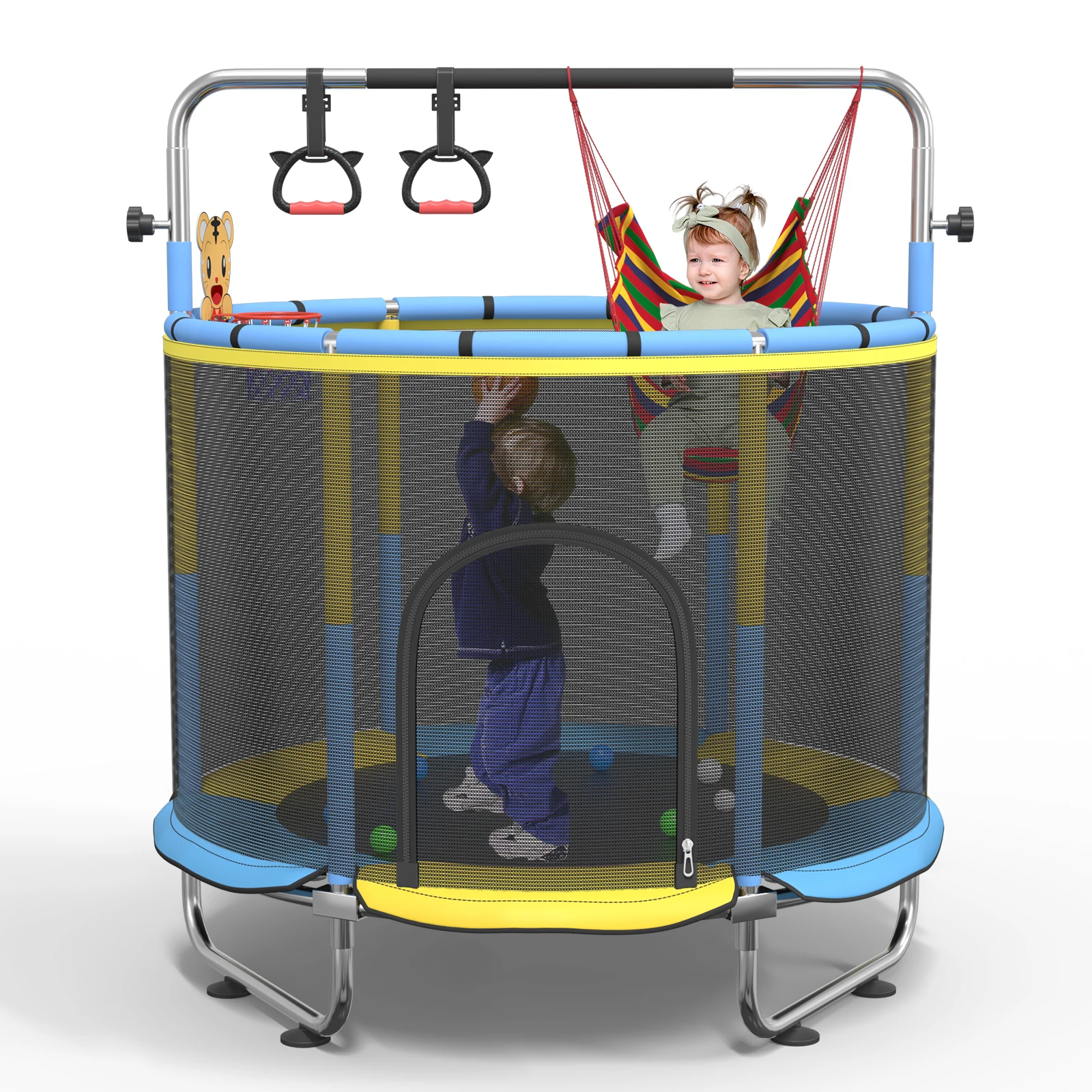 Kids Outdoor Hammock Swing - Trampolín para Niños Pequeños 8 en