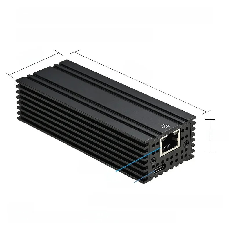 USB4 naar 10Gb Ethernet-adapter compatibel met Thunderbolt 3/4 10G enkele poort RJ45 10GBASE-T Ethernet-ondersteuning Mac - afbeelding 2