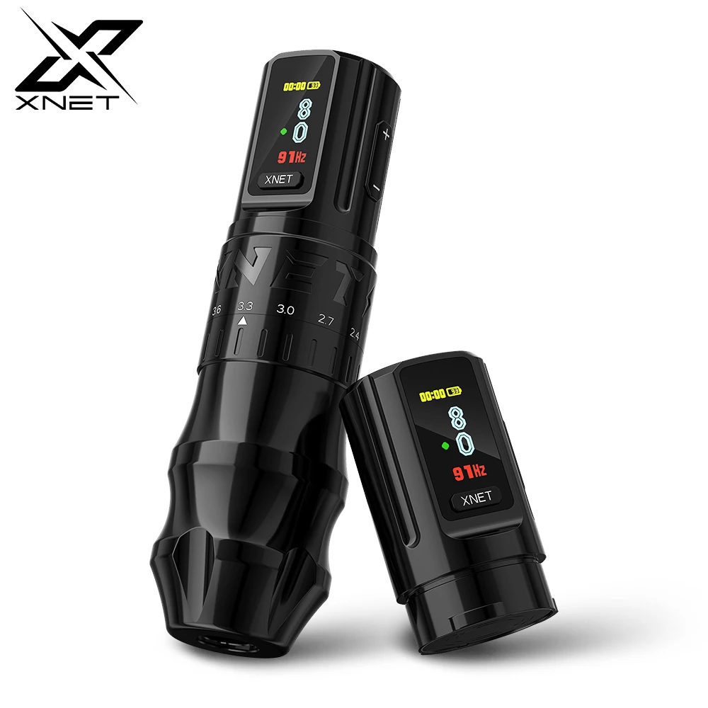 XNET Bestia Professional Wireless Tattoo Machine Pen Adjustable Stroke 2.4-4.2mm OLED Display 2400mAh Battery For Tattoo Artists