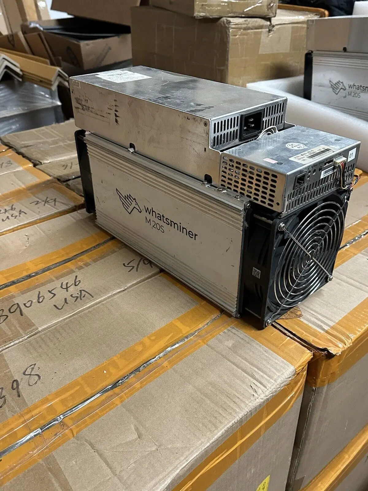 Whatsminer M50S 120TH 3120W ASIC Crypto Machine BTC Bitcoin Miner Include PSU