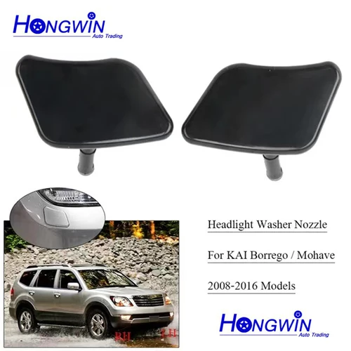 Parachoques delantero para faros delanteros, cubierta de boquilla de arandela, tapa de Color Base para KIA Borrego Mohave 2008-2016, cubierta de tapa de chorro