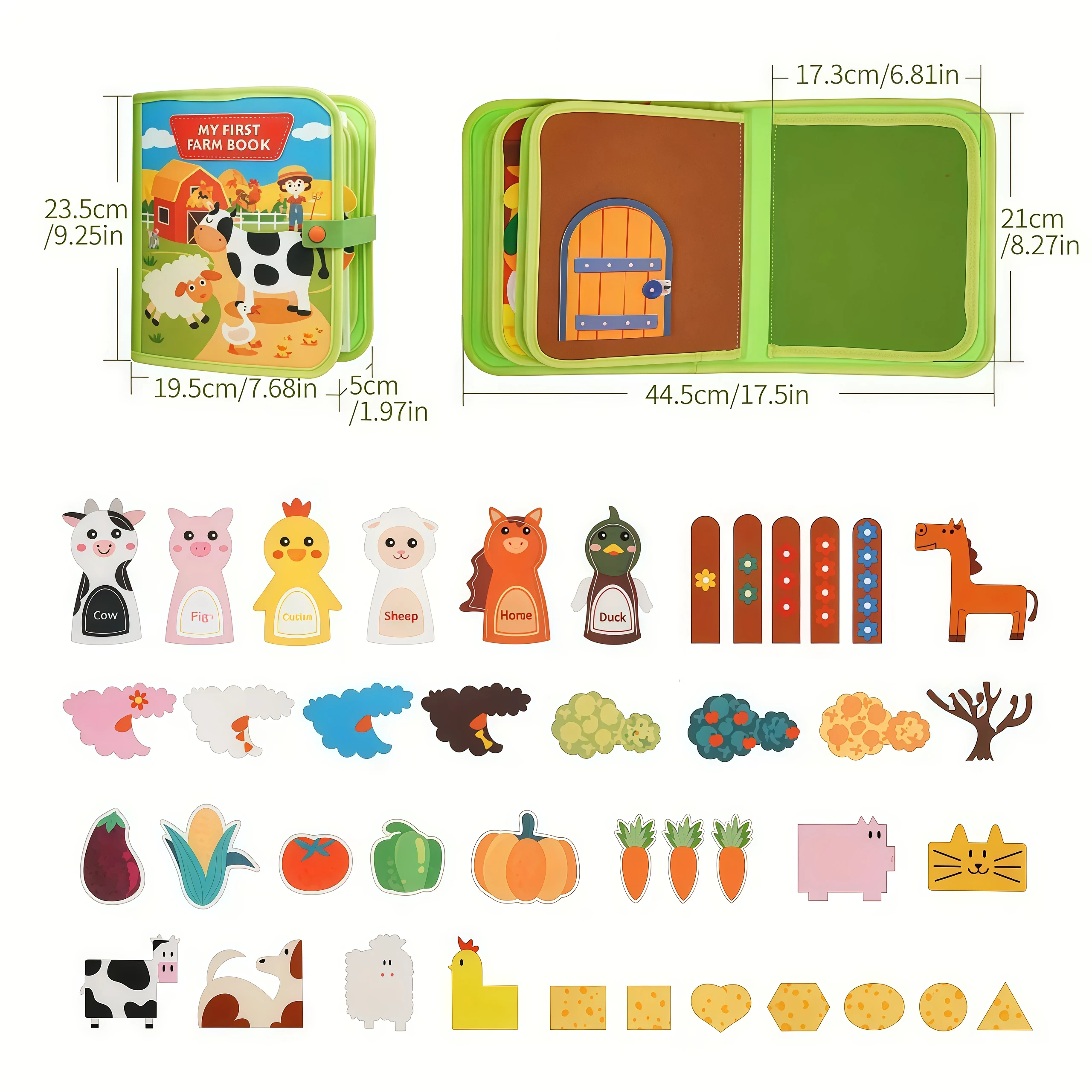 Montessori Farm Animal Busy Book 6