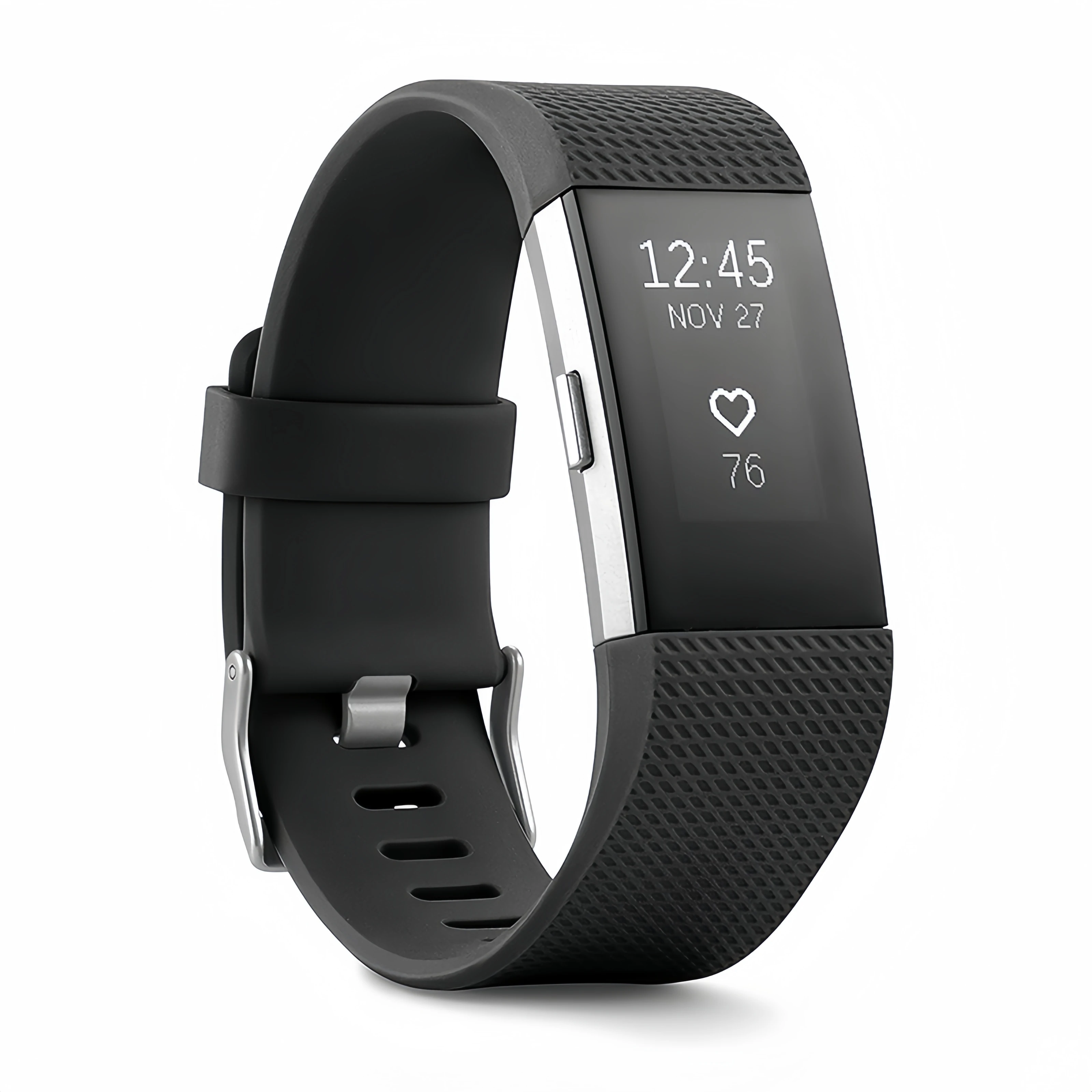 Fitbit Charge 2 Fitness Tracker Smart Wristband مراقب معدل ضربات القلب خطوات النوم تذكير المكالمات GPS ساعة رياضية لنظام iOS Android